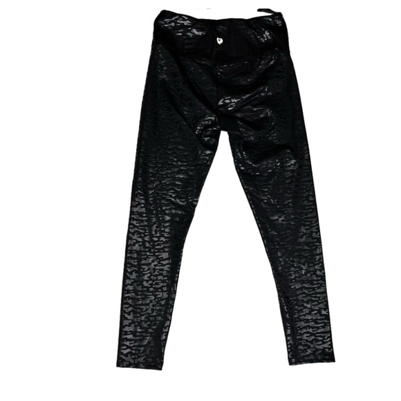 Sho active black athletic running sports bra and leggings set size large - Picture 8 of 8